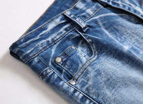 Casual Mens Skinny Jeans Hip Hop Denim Trousers