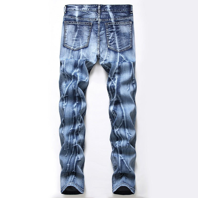 Casual Mens Skinny Jeans Hip Hop Denim Trousers