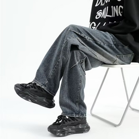 Casual Irregular Patchwork Jeans