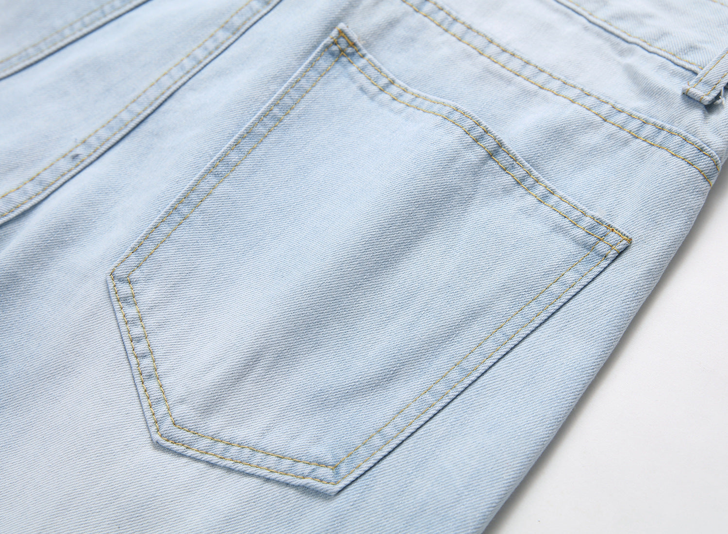 Men's Jeans Fashion Casual Hole Denim Trousers