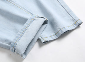 Men's Jeans Fashion Casual Hole Denim Trousers