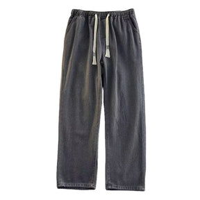 High Street Pure Color Straight Jeans